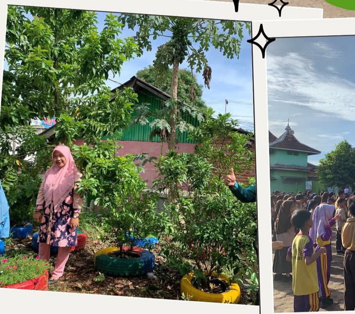 Penanaman Tumbuhan Lingkungan Sekolah